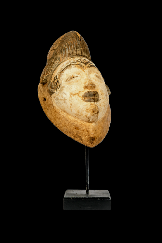 Masque Pounou Ivoire -  Gabon - Lucearte Gallery 
