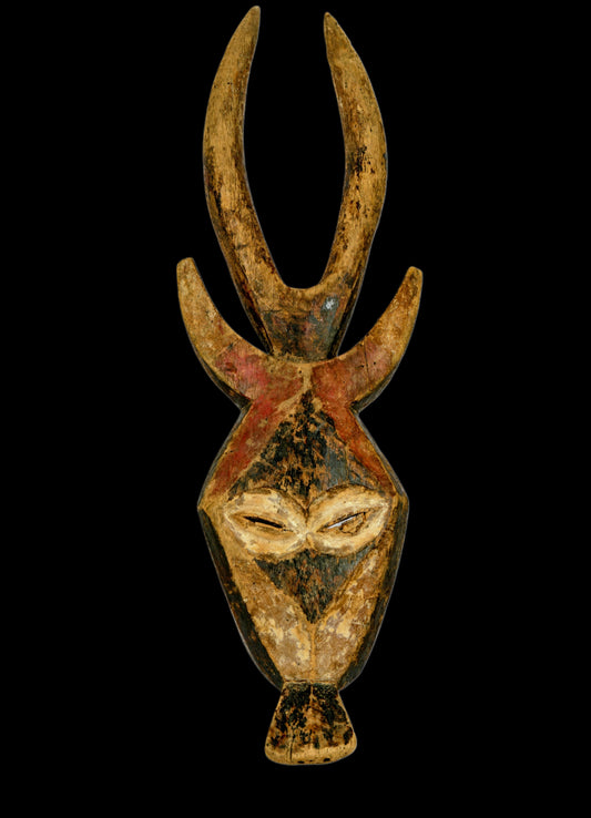Masque Kwele – Peuple Kwele, Gabon - Lucearte Gallery 