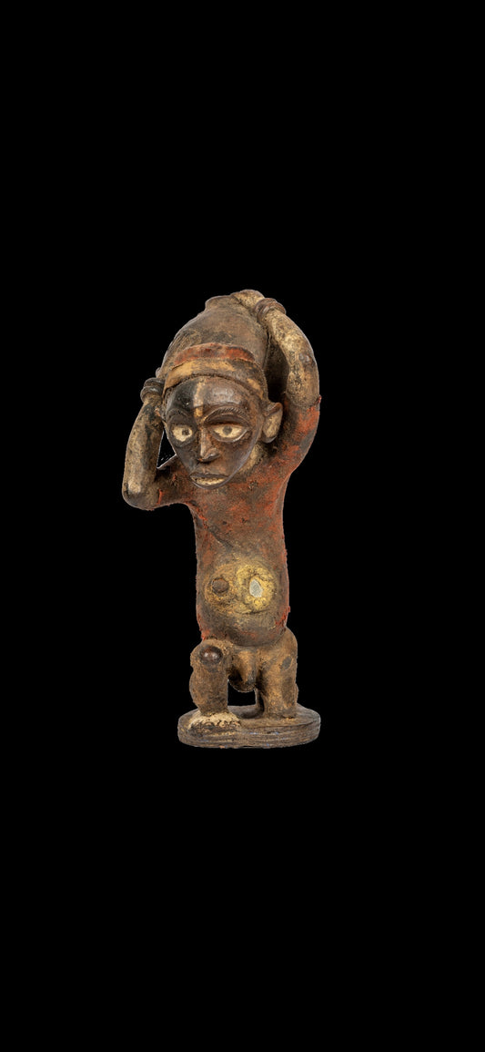Statue du Féticheur BaCongo – Mystique et pouvoir ancestral, Collection Prestige (Prix sur demande)